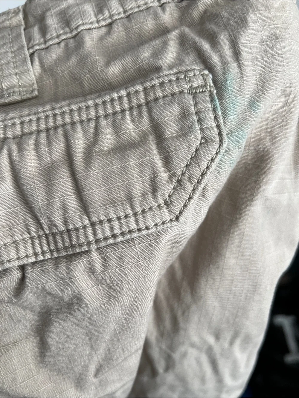 [FLAWED] CARHARTT Men's Khaki Tan Cargo Pants Size 40x30